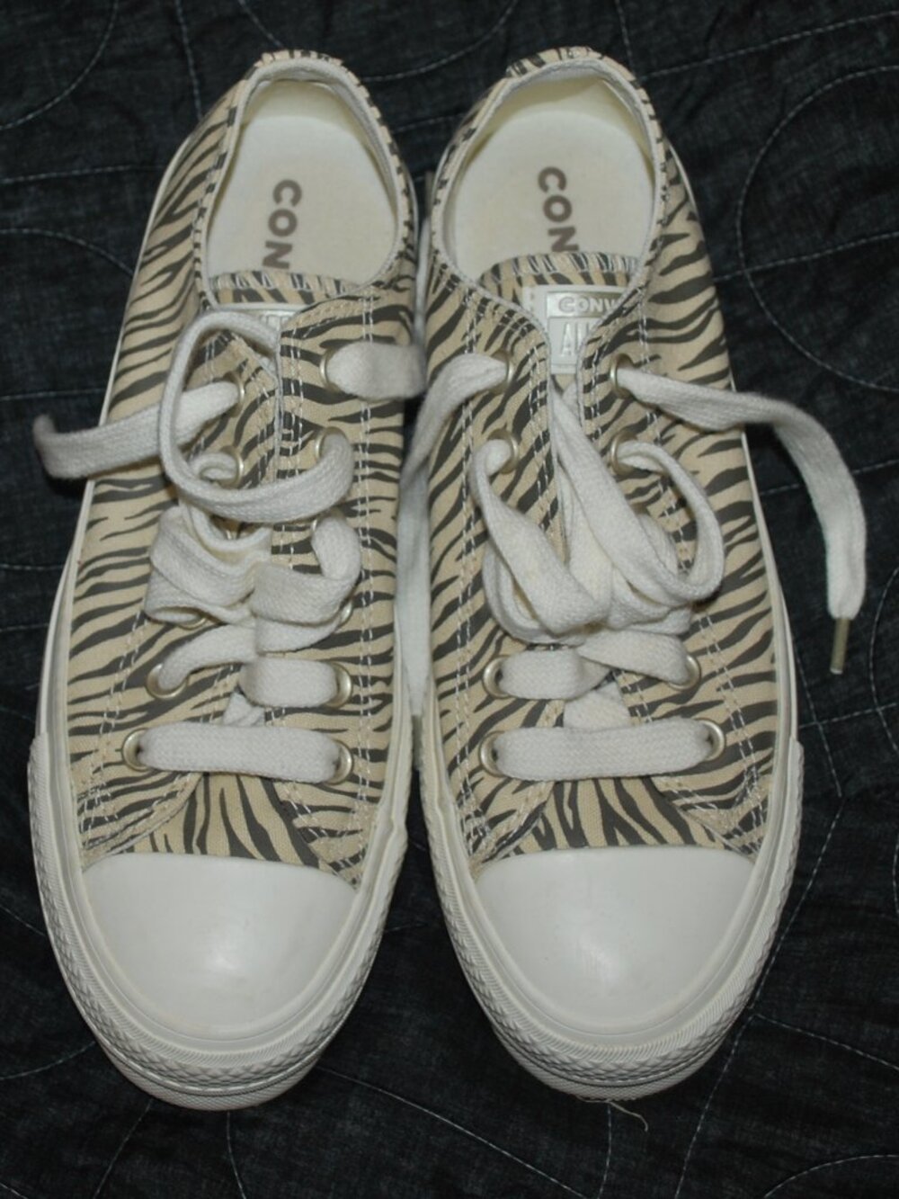 Converse Chuck Taylor All Star Lift Platform Zebra Size 7.5